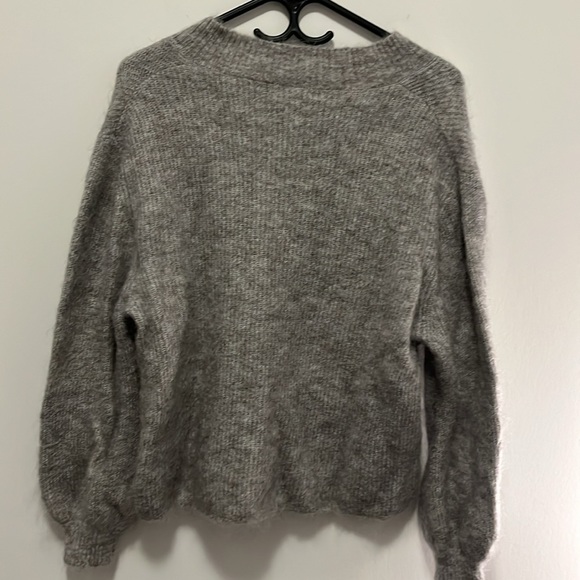 Zara gray oversized sweater - Picture 4 of 5